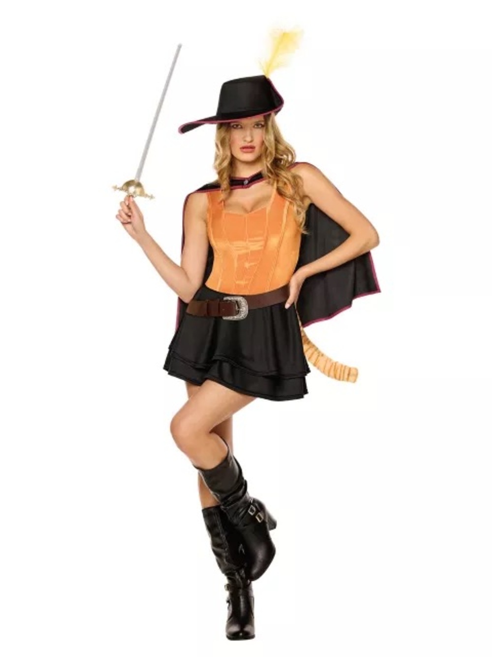 NWT Adult Puss in Boots Dress Costume - Shrek